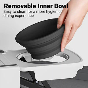 Foldable Elevated Double Pet Bowl