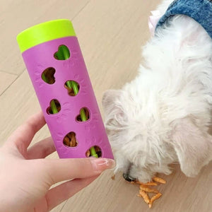 Interactive Dog Treat Dispenser Toy Slow Feeder