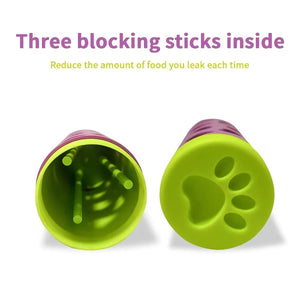 Interactive Dog Treat Dispenser Toy Slow Feeder