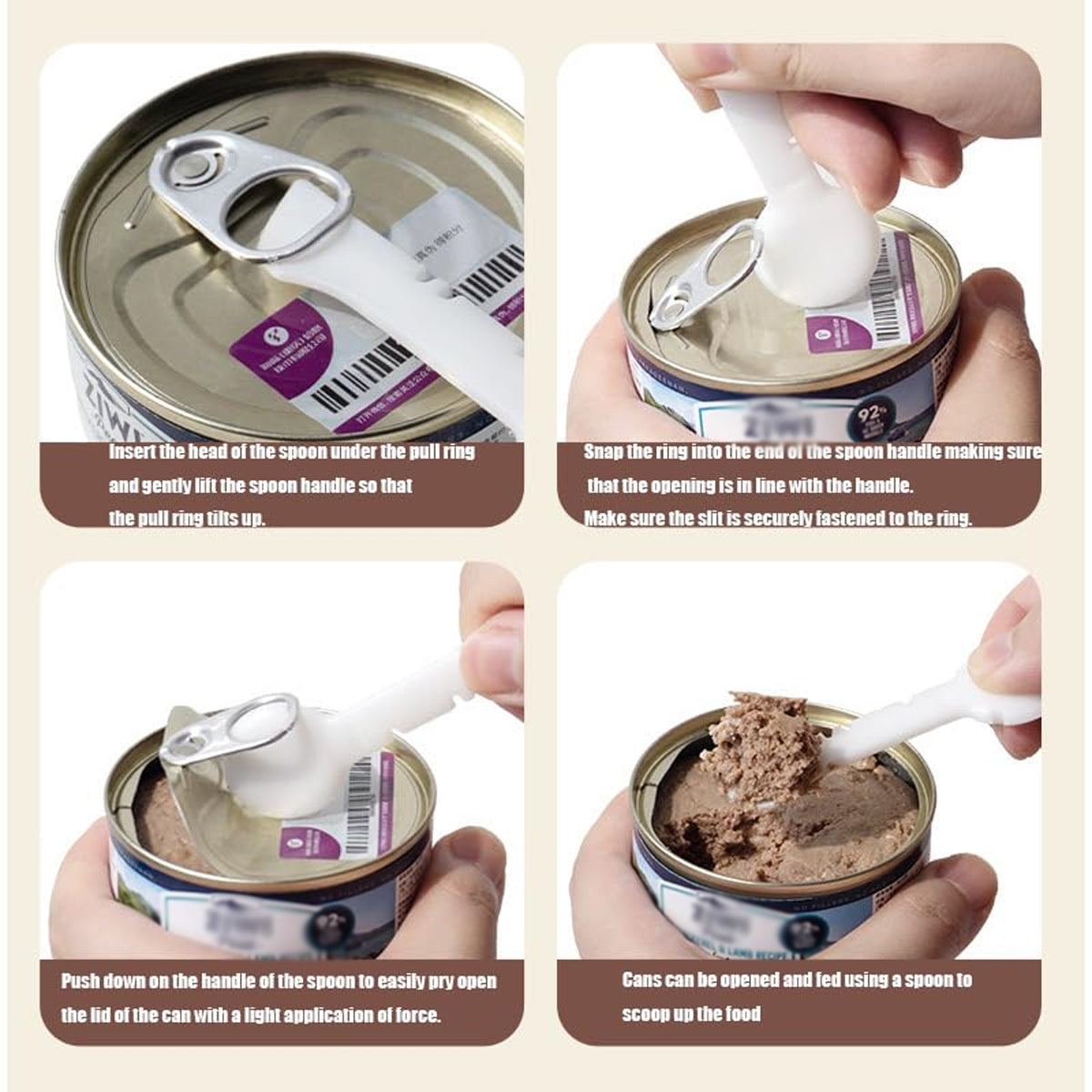 Pet Can Opener Spoon with Food Scoop