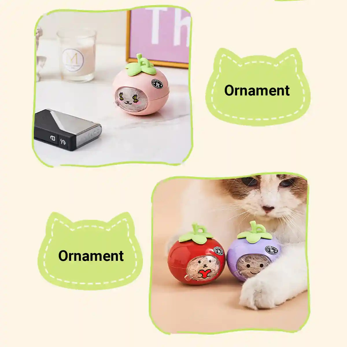 Pet Hair Storage Ball Set (4PCS)