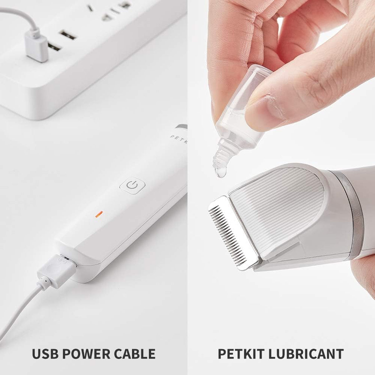 Pet Grooming Clippers Low Noise Waterproof Hair Trimmer for Cats & Dogs