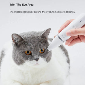 Pet Grooming Clippers Low Noise Waterproof Hair Trimmer for Cats & Dogs