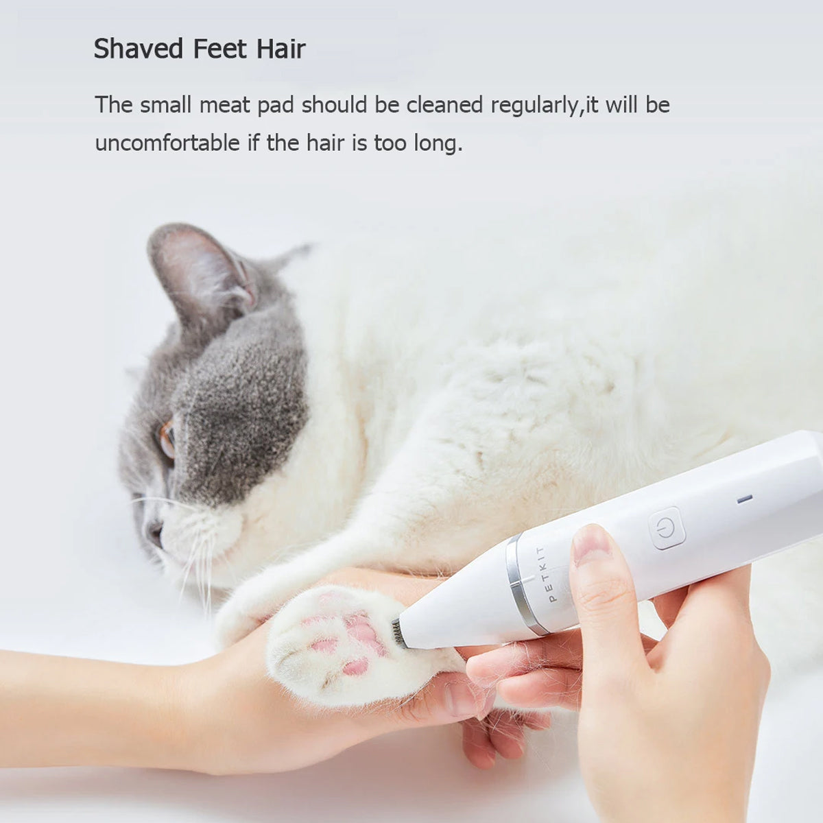 Pet Grooming Clippers Low Noise Waterproof Hair Trimmer for Cats & Dogs