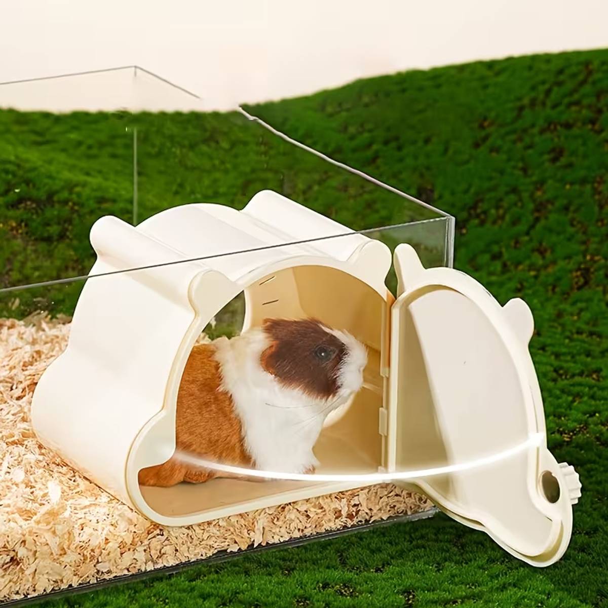 Pet Hideout Hamster House with Magnetic Door