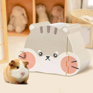 Pet Hideout Hamster House with Magnetic Door