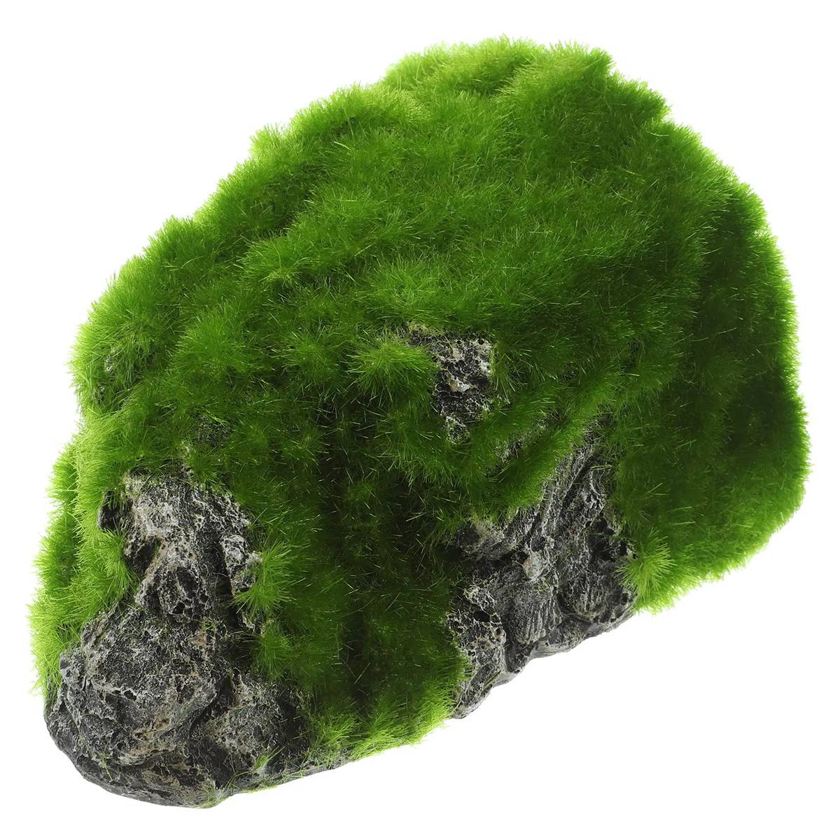 Reptile Hide Cave with Moss | Rock Shelter for Terrariums & Aquariums