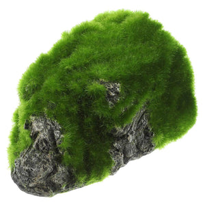 Reptile Hide Cave with Moss | Rock Shelter for Terrariums & Aquariums