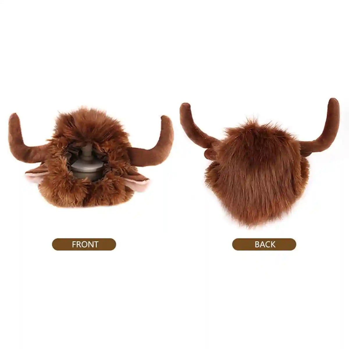Buffalo Horn Pet Costume Hat
