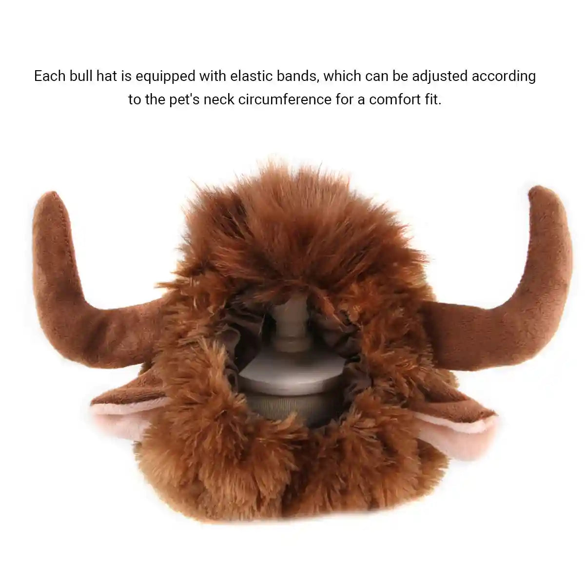 Buffalo Horn Pet Costume Hat