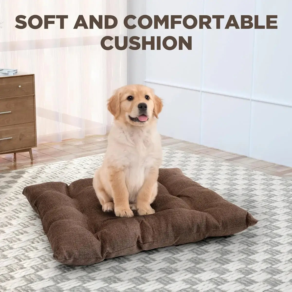 Modern Canvas Pet House for Small Dogs Washable Indoor Dog Bed