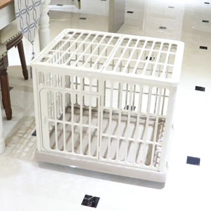 Dog Cage Small Dog And Cat Cage Pet Cage Household Indoor Medium-sized Dog And Cat Dog Villa Resin Cage