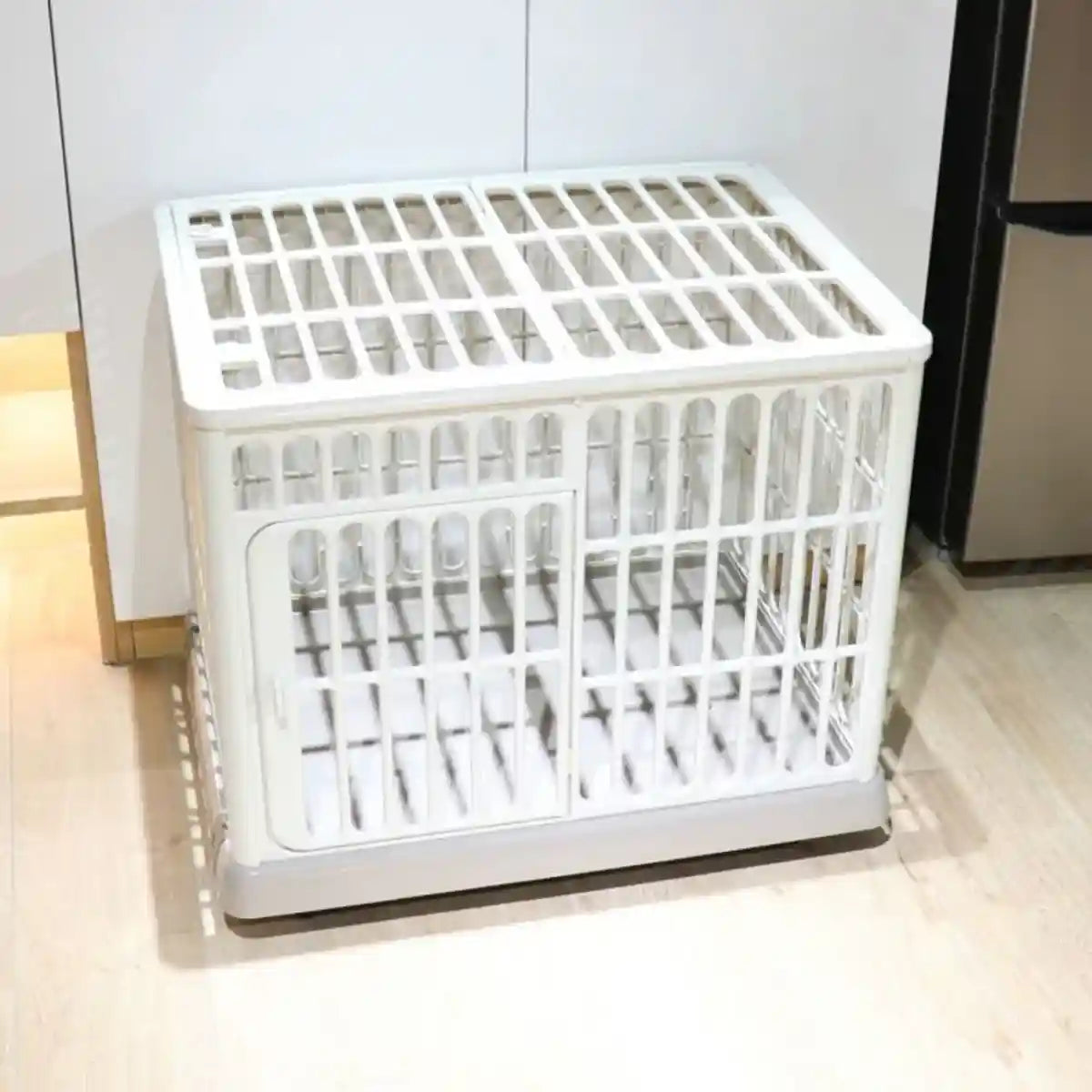 Dog Cage Small Dog And Cat Cage Pet Cage Household Indoor Medium-sized Dog And Cat Dog Villa Resin Cage