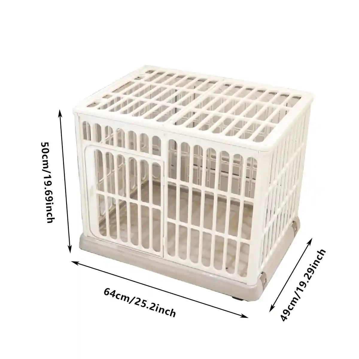 Dog Cage Small Dog And Cat Cage Pet Cage Household Indoor Medium-sized Dog And Cat Dog Villa Resin Cage