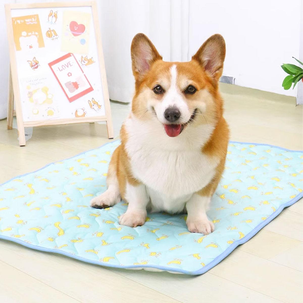 Ice Silk Summer Pad Breathable & Foldable Pet Cooling Mat for Dogs & Cats