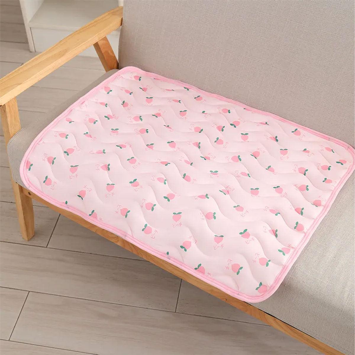 Ice Silk Summer Pad Breathable & Foldable Pet Cooling Mat for Dogs & Cats
