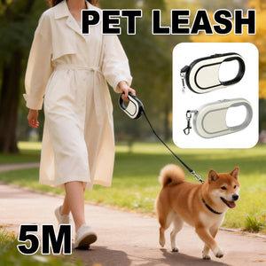 5m Retractable Dog Lead With Lock Control