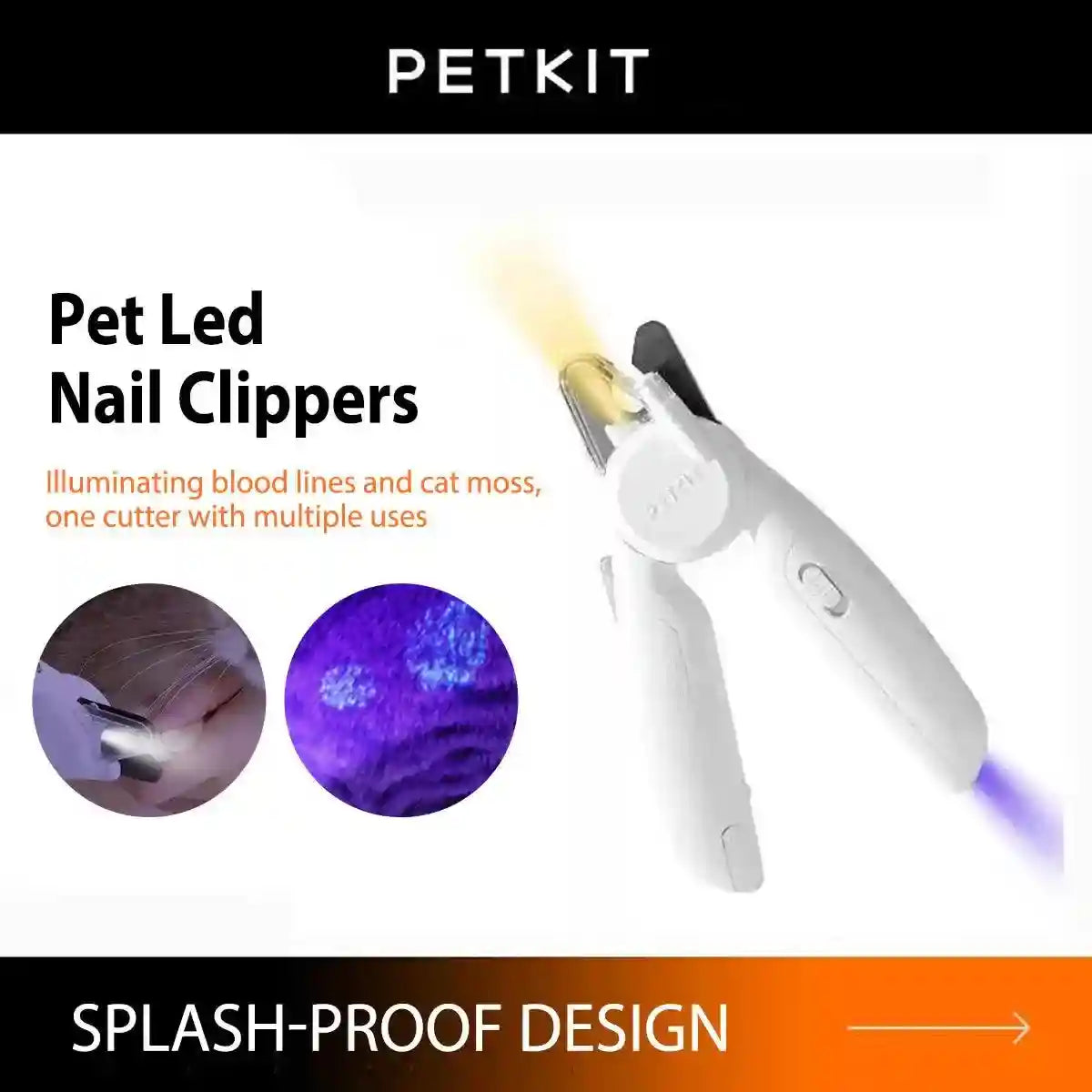Pet LED Nail Clippers - Illuminate and Trim Pet Nails with Ease ...
