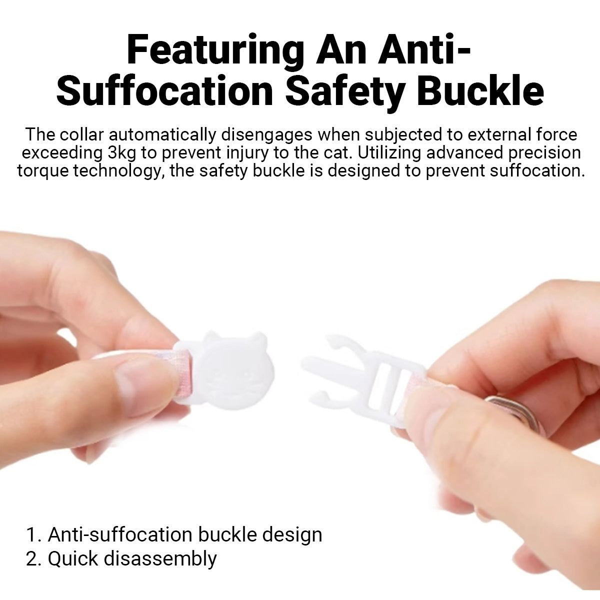 2 Colours Pet Locator Collar with AirTag Holder for Cats Dogs GPS Tracker Case