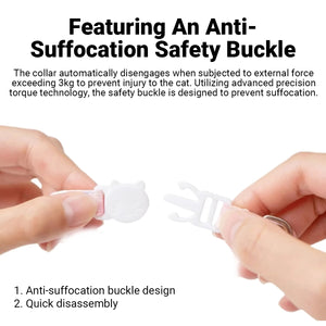 2 Colours Pet Locator Collar with AirTag Holder for Cats Dogs GPS Tracker Case