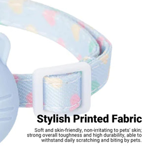 2 Colours Pet Locator Collar with AirTag Holder for Cats Dogs GPS Tracker Case