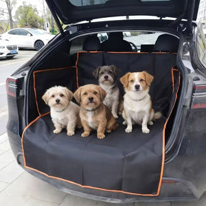 Black Dog Car Cargo Liner with Foldable Sides