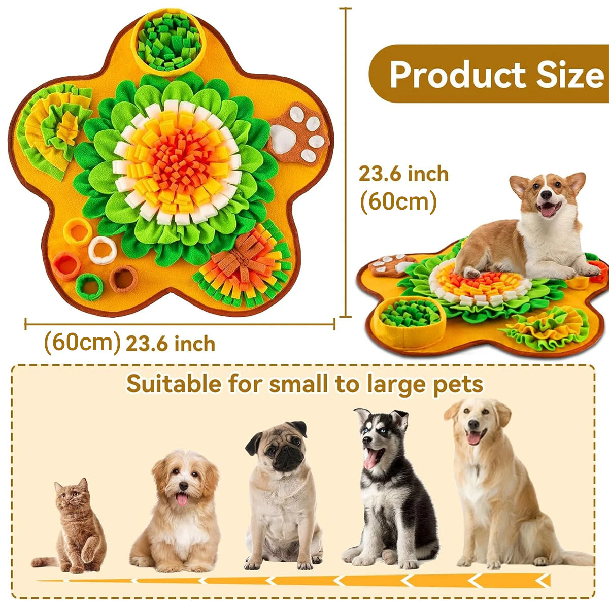 Snuffle Mat For Dogs Enrichment Toy