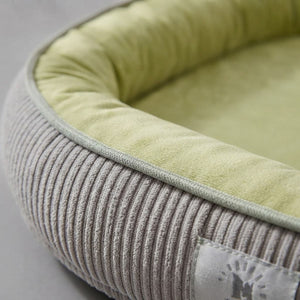 Green XL Pet Mattress with Soft Raised Sides