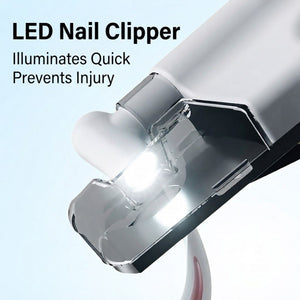 White LED Cat Nail Clippers with Safety Lock