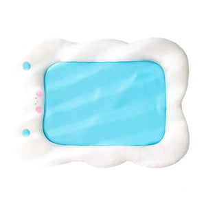 Cooling Dog Bed for Summer Comfort and Neck Support