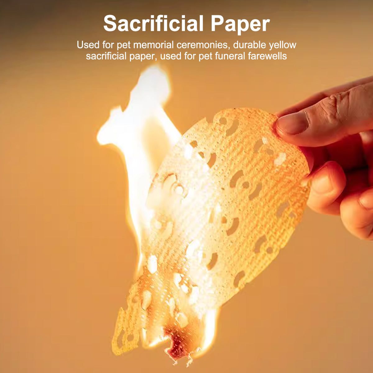 50PCS Pet Funeral Joss Paper Offering Set for Memorial Rituals