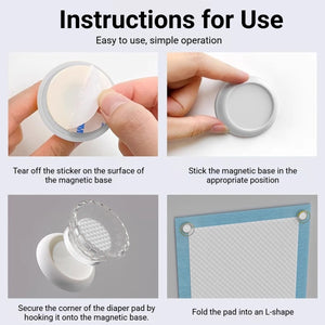 2PCS Pet Toilet Pad Holder Simple and Convenient Non Slip for Puppy Indoor Use