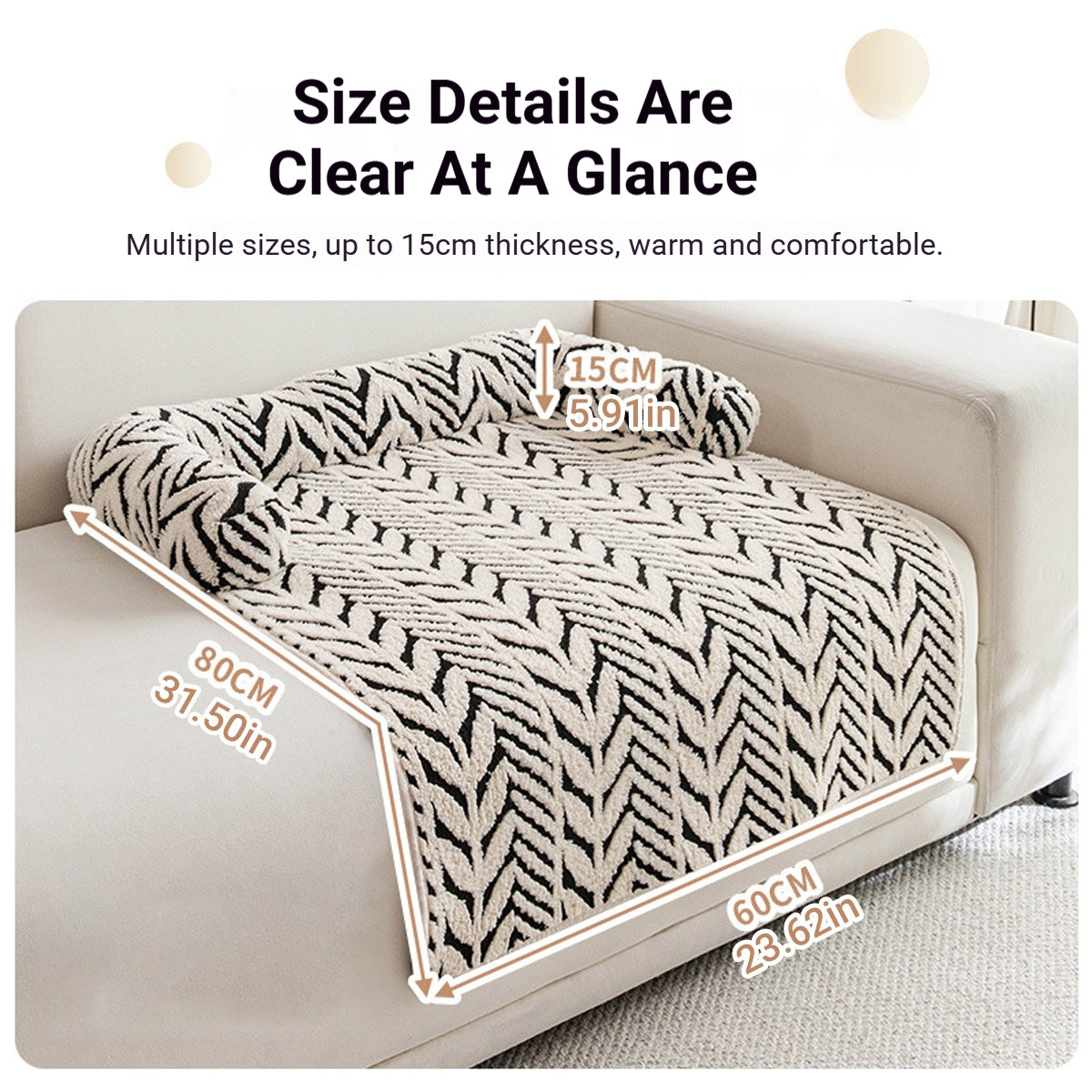 Pet Plush Pad Soft Sleeping Mat For Dogs And Cats