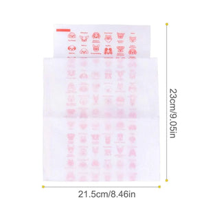 100pcs Eco-Friendly Dog Poop Bags Leak-Proof & Flushable Pet Waste Bags
