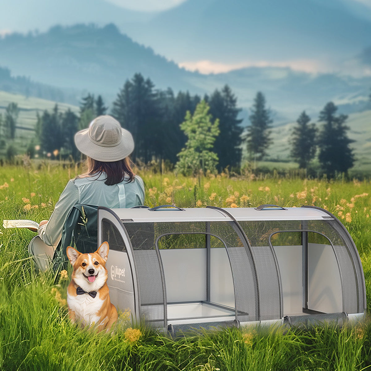 Portable Pet Car Nest Tent for Cats and Dogs
