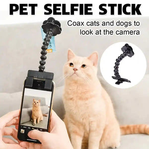 Pet Selfie Stick Smartphone Clip For Perfect Pet Photos