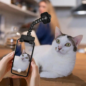 Pet Selfie Stick Smartphone Clip For Perfect Pet Photos