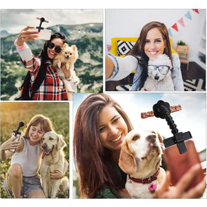 Pet Selfie Stick Smartphone Clip For Perfect Pet Photos