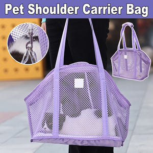 Portable Pet Shoulder Carrier Bag with Breathable Mesh