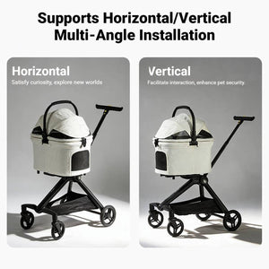 Pet Stroller Lightweight Foldable Pet Travel Stroller