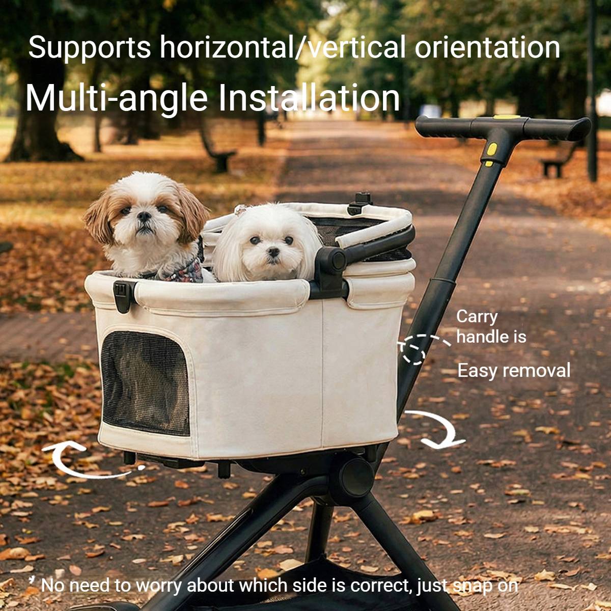Pet Stroller Lightweight Foldable Pet Travel Stroller
