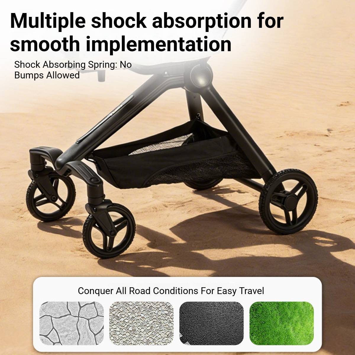 Pet Stroller Lightweight Foldable Pet Travel Stroller