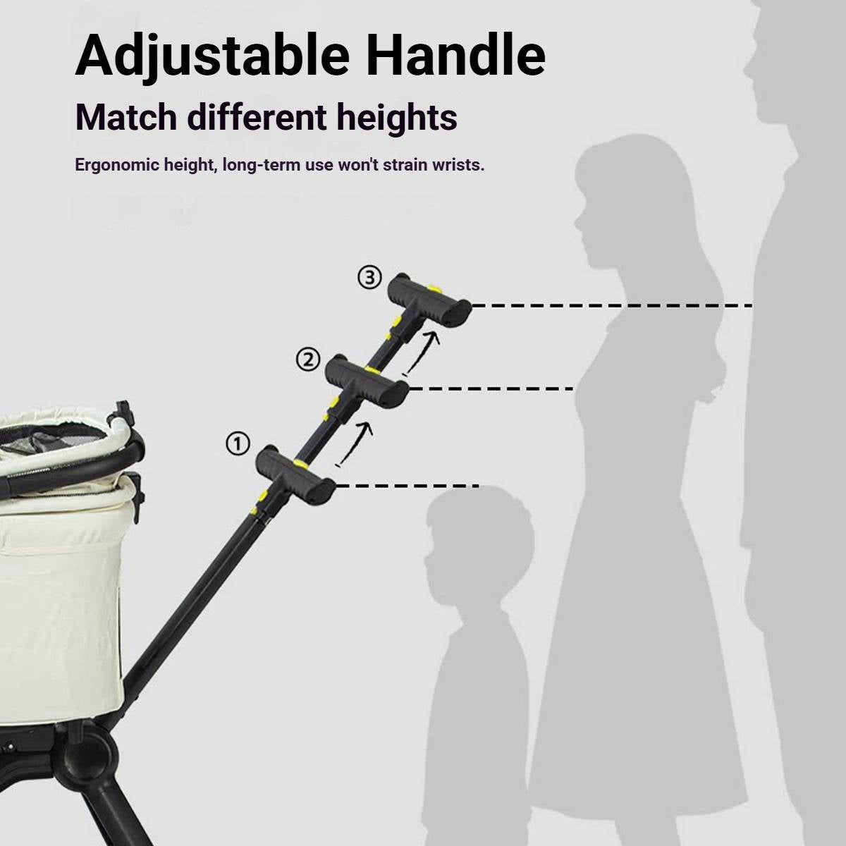 Pet Stroller Lightweight Foldable Pet Travel Stroller