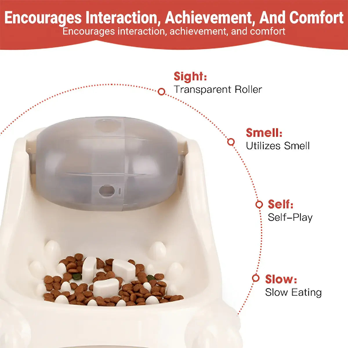 Interactive Barrel Design Dog Slow Feeder Toy with Adjustable Dispensing Holes