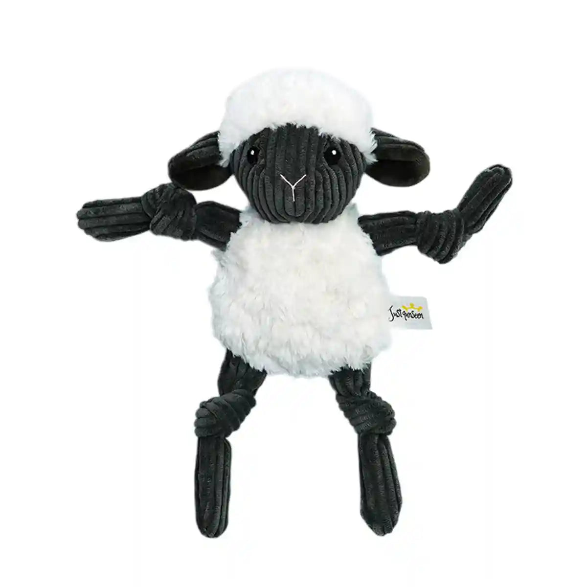 Lamb Shape Pet Chew Toy with Squeaker Soft PP Cotton for Dogs