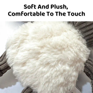 Lamb Shape Pet Chew Toy with Squeaker Soft PP Cotton for Dogs