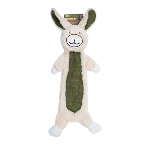 Plush No Stuffing Squeaky Dog Toy with Crinkle Paper