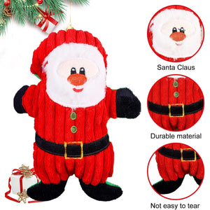 Christmas Dog Toy Set 8pcs Cotton Rope Chew & Play Toys