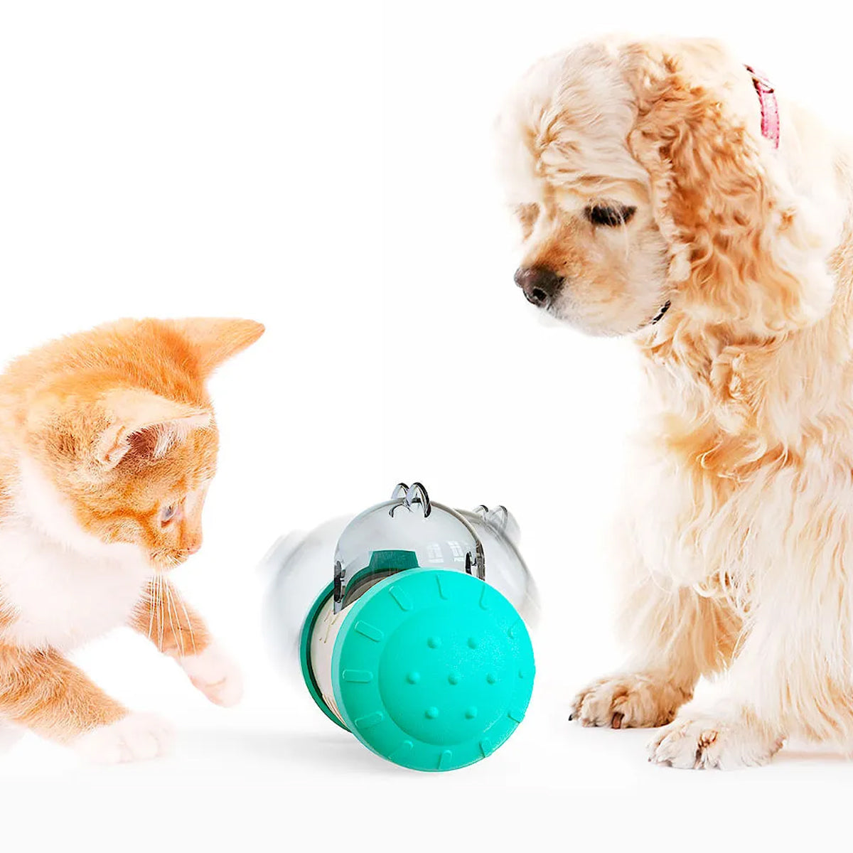 Pet Swing Dispensing Toy for Dogs Chew Resistant Interactive Treat Dispensing Dog Toys
