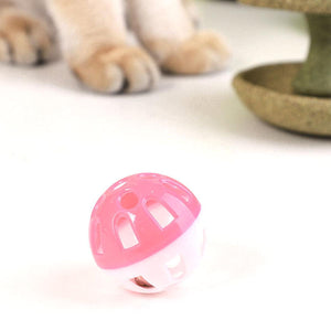 Apple Core Catnip Ball Toy for Interactive Play & Dental Health
